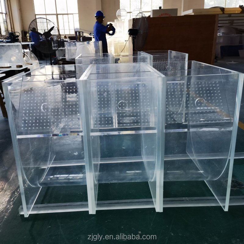 Leyu Hot selling Modern New Product Factory Price Acrylic Transparent Fish Tank Customized Shape 1000 Gallons Aquariums