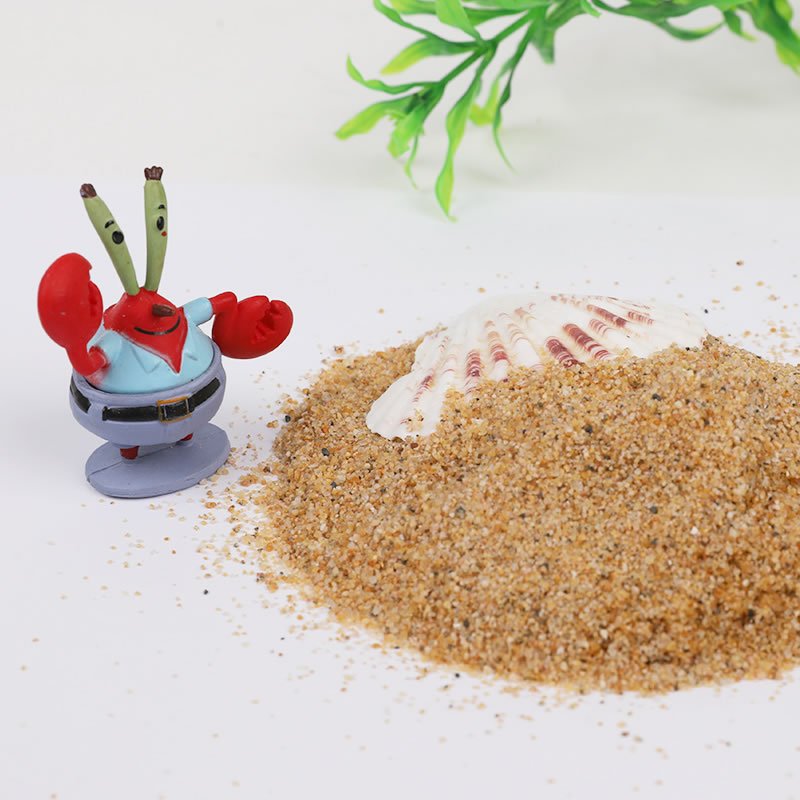 Glass colored stones fish tank Decorative Colored Sand Aquarium bottom gravel