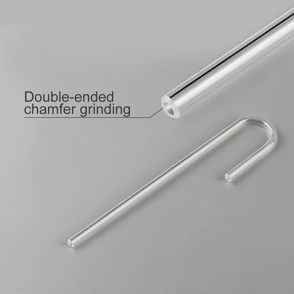 Aquarium Acrylic U tube,Bend Acrylic Material U Shaped Tube Air Stone Pump Diffuser accessories Connector