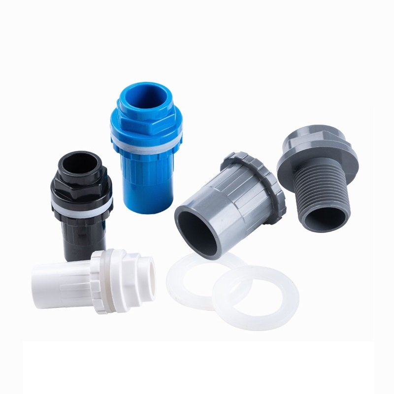 20-50mm aquarium accessories drainage pvc pipe joint 2 way pipe connector plastic for home garden diy aquarium fish tank