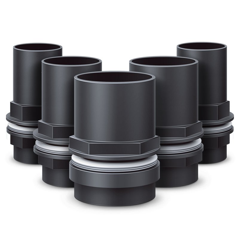 20-50mm aquarium accessories drainage pvc pipe joint 2 way pipe connector plastic for home garden diy aquarium fish tank