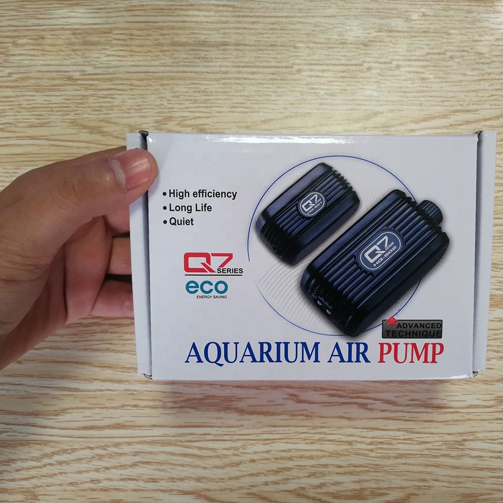 2019 Seabillion Aquarium Air Pump HQ-601 Single Outlet for Fish Tank Mini Low Power Oxygen Pump