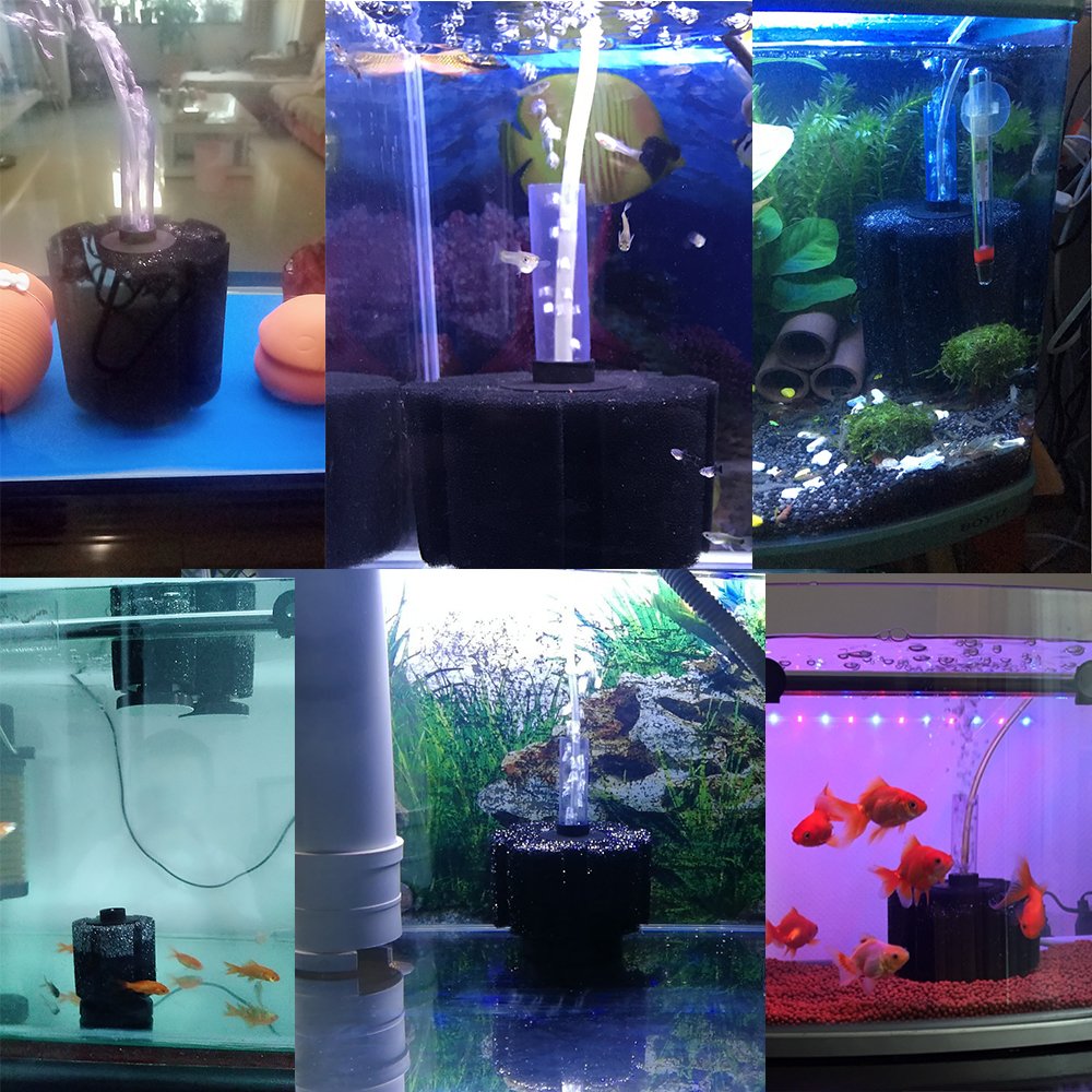 Fish Tank Sponge Filter Aquariums Filter Skimmer Biochemical Filtration Filter Aquatic Pets Fish Supplies