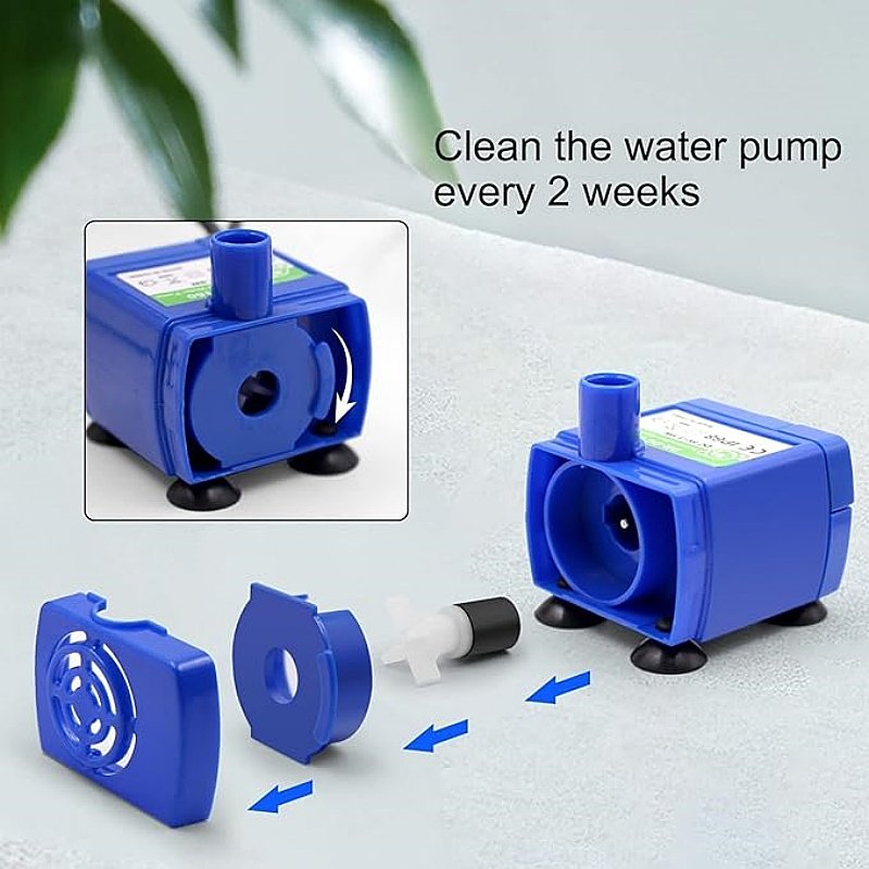 USB 5V Mini Submersible Water Pump Cat Water Fountain Pump Automatic Pet Water Dispenser Replacement Pump