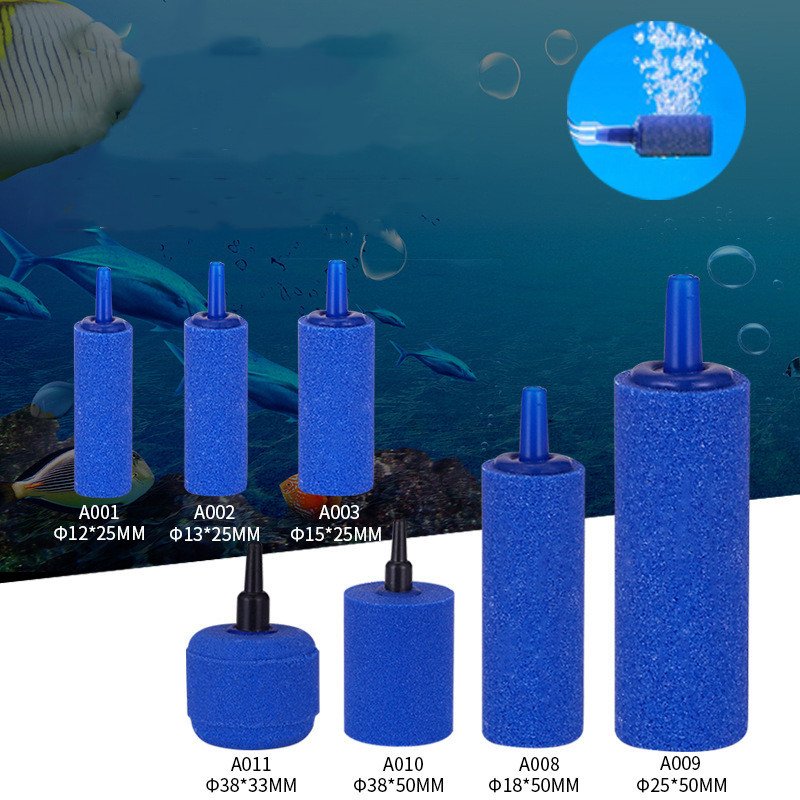 Wholesale Aquarium accessories 30mm aquarium air stone Spherical cylindrical air stone for aquarium