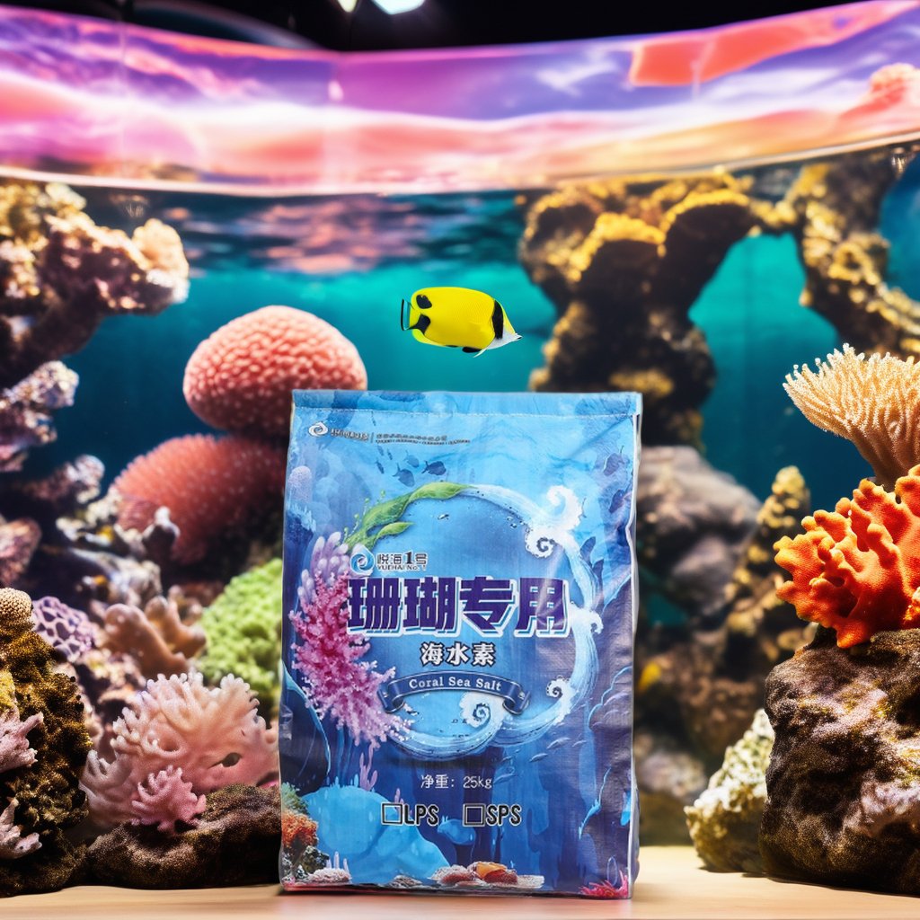 qingdao marine sea salt reef farm aquarium 20kg Per Barrel Per Box Package LPS Coral Sea Salt