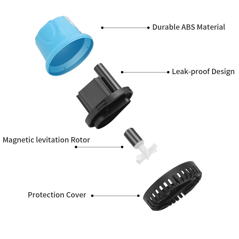 Bottom Suction Fish Tank Submersible Pump Through Aquarium Water Circulation Pumping Water Change Filtration Aerated water pump