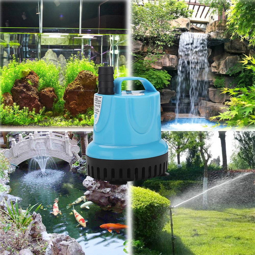 Bottom Suction Fish Tank Submersible Pump Through Aquarium Water Circulation Pumping Water Change Filtration Aerated water pump