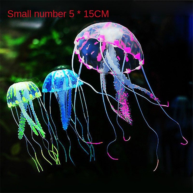 Fluorescent jellyfish for fishtank