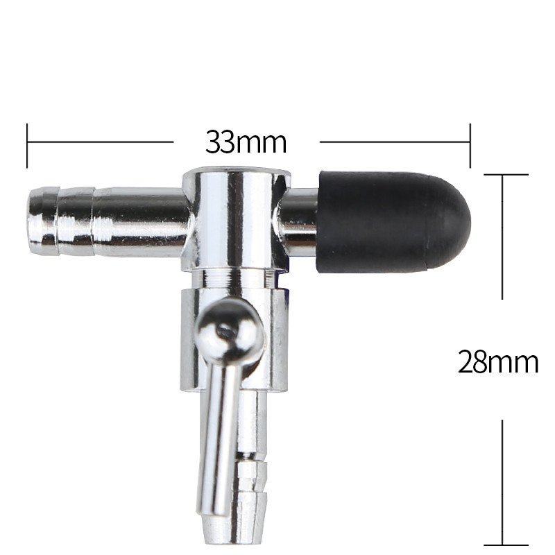 Air Flow Control Valve Copper Chrome Plated Fish Tank Accessories Aquariums & Accessories Aquarium Metal Air Distributor.