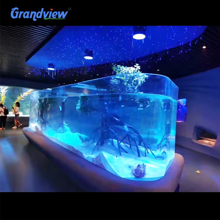 Grandview large acrylic aquarium and aquarium project with acrylic sheet