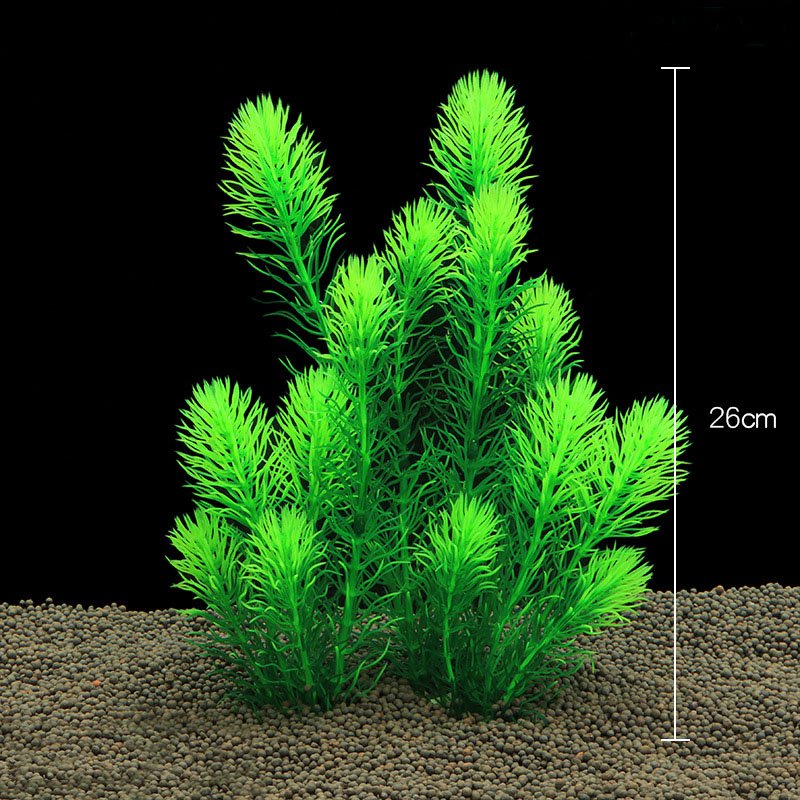 26cm Aquarium aquatic plants Fish tank aquascape plastic artificial flowers plants decoration