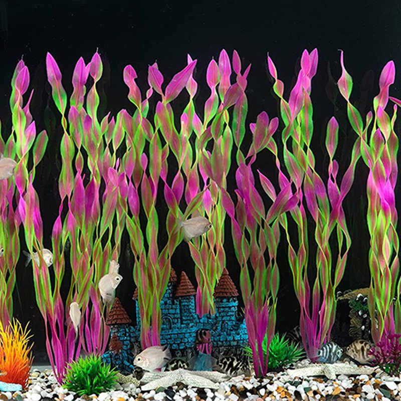 Artificial Seaweed Water Plants for Aquarium Plastic Fish Tank Plant Decorations Tanks Accessories