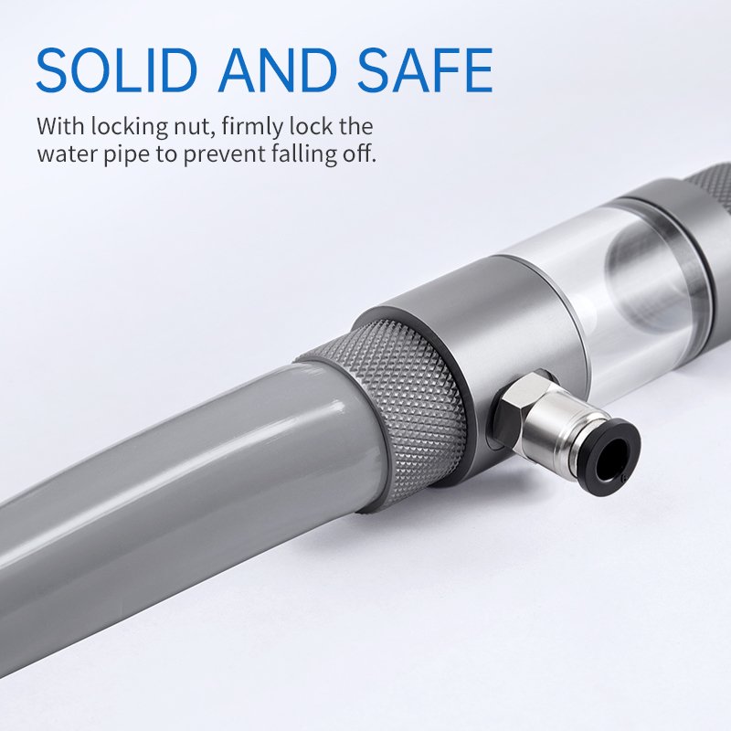 Aquarium CO2 Diffuser to prevent gas backflow Aluminium alloy acrylic atomizer check valve 20mm Hose filter bucket equipment