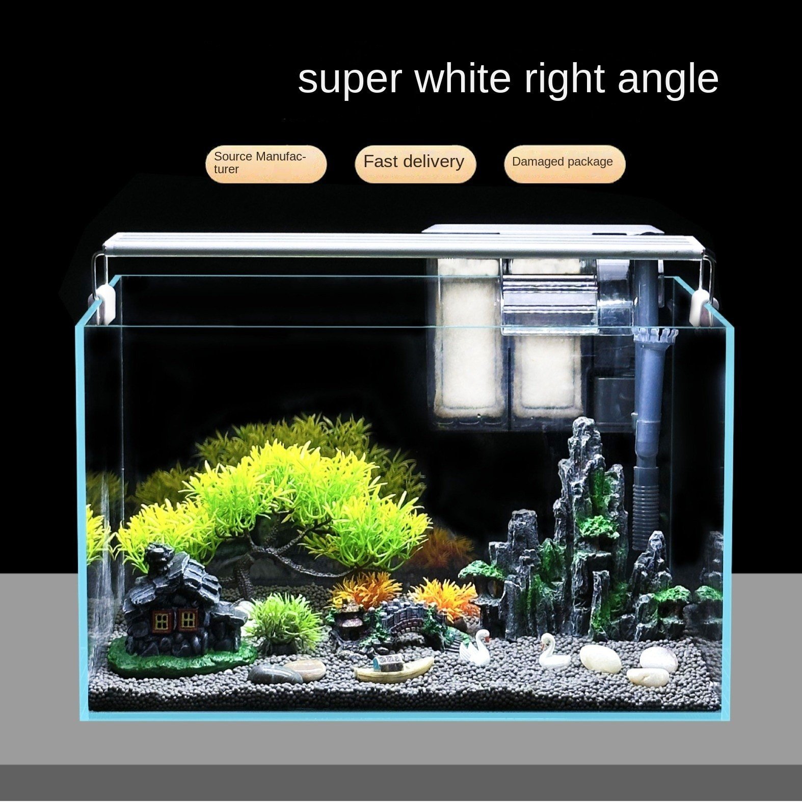 Deal China Crystal Glass Aquarium Sustainable Glass Aquarium