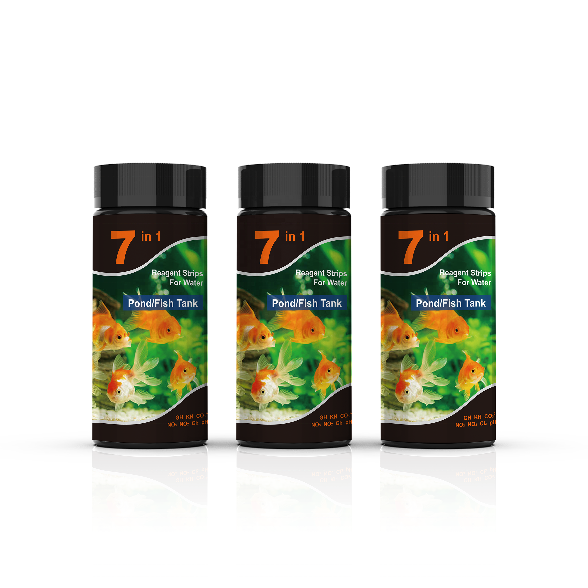 Aquarium fish pond test strips 7 way water test kit for freshwater & salt water