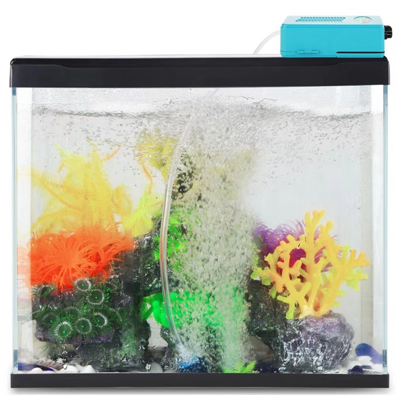 SOBO Portable Aquarium Fish Tank Small Silent DC Oxygen Air Pump Battery Backup Operated Air Diffuser Pump Accessories