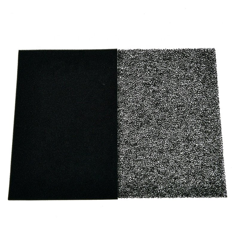 Hot Sale multi- many multicolored polyurethane reticulated water/air aquarium filter foam for home use