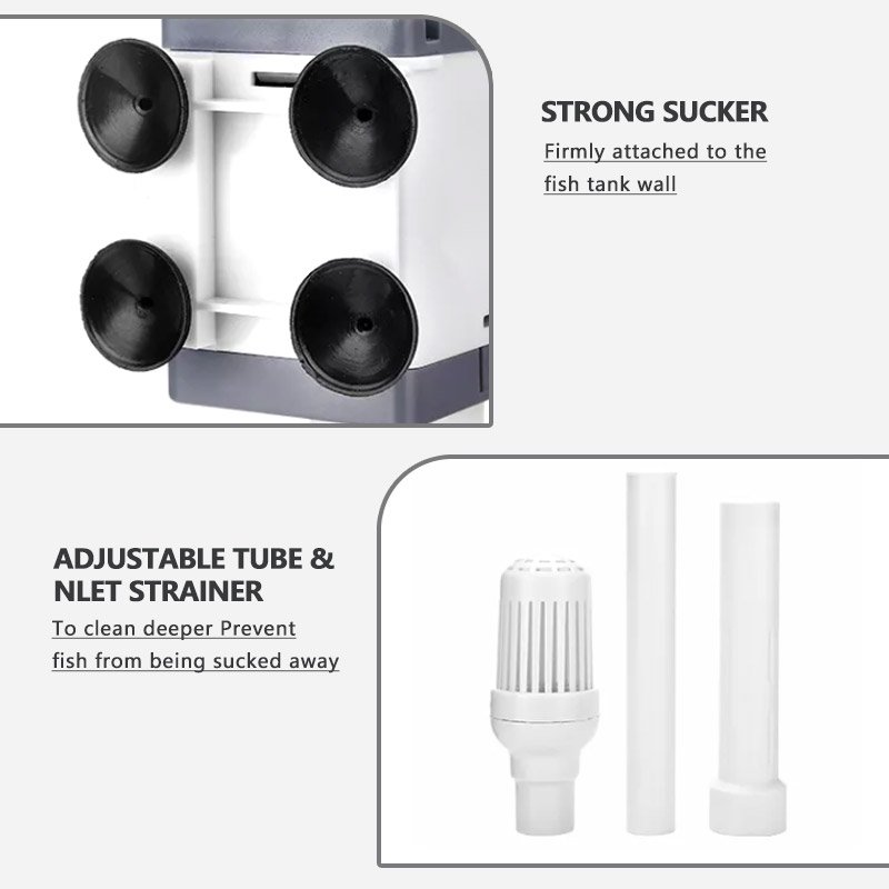 white adjustable guangdong cheap submersible three in one built-in aquarium water pump