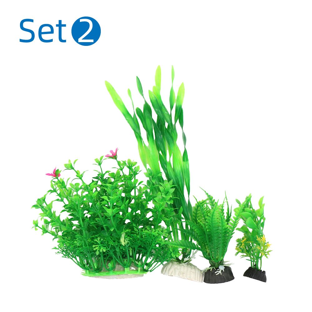 Aquarium Plastic Plants Set Grass Artificial Plastic Water Plants For Fish Tank Aquascape Wholesale Aquarium Plastic Plants
