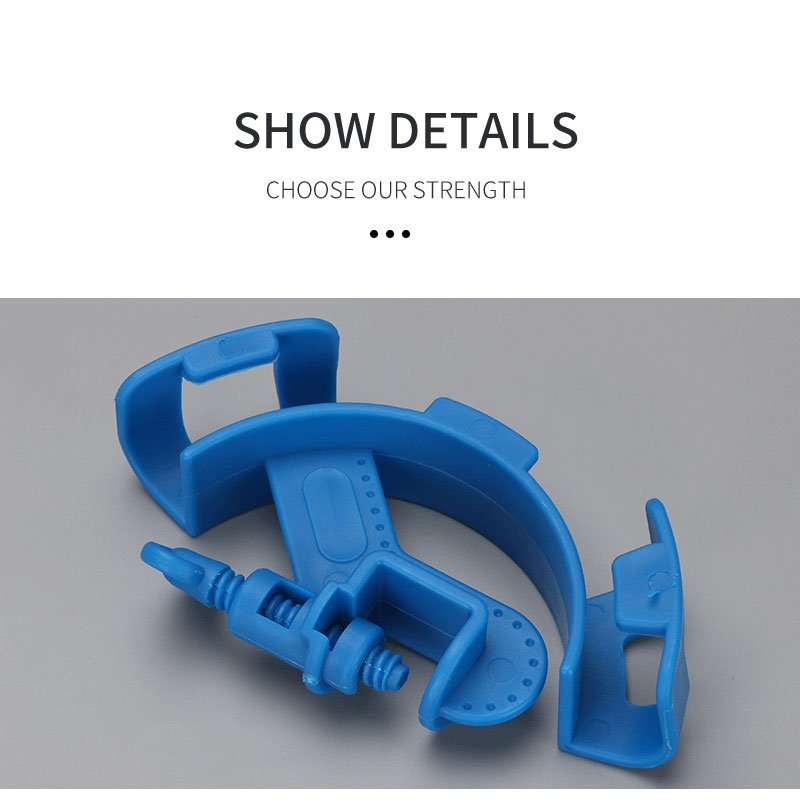 ZRDR Aquarium Water Tube Clamp Adjustable Plastic Fish Tank Pipe Holder Fixed Clips Blue