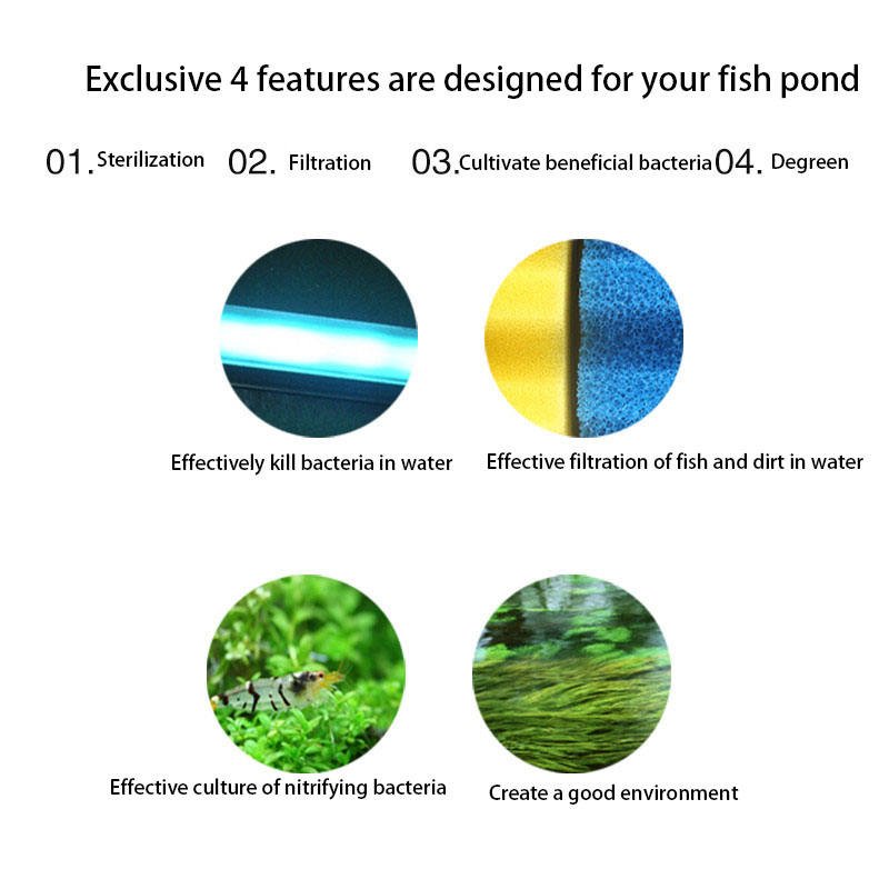 SUNSUN CPA Series Long Working Life Large Fish Pond Aquarium Filter Bio Filter for Aquaculture Aquarium Filter External
