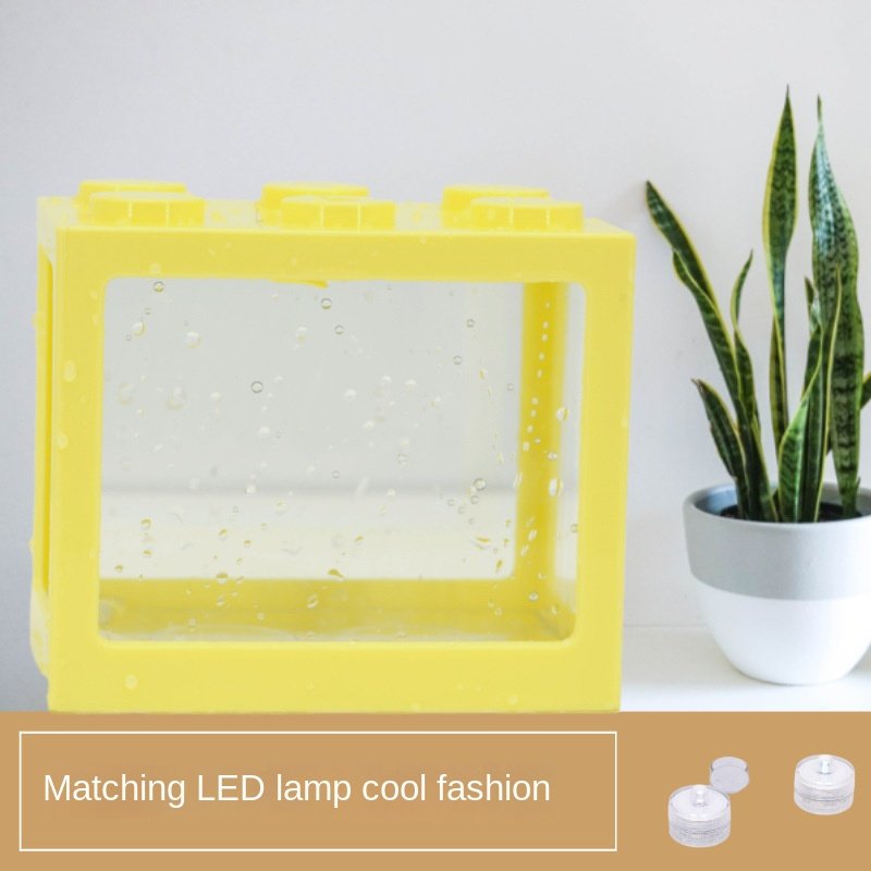 Berserk White Mini Aquarium For Bitta Fish Blue Mini Aquarium Fish Feed Making Machine