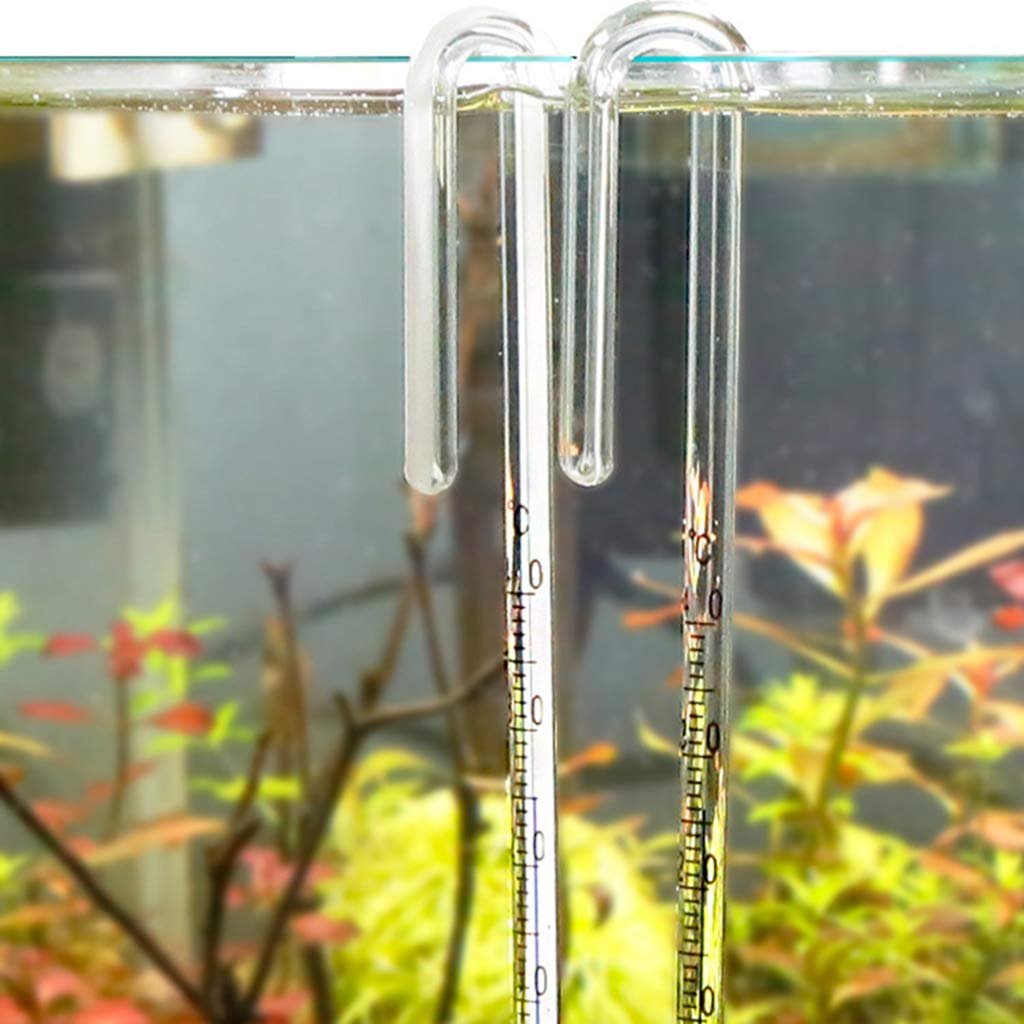 6MM/8MM/10MM/12MM/15MM Aquarium Glass Thermometer High Precise Measure Temperature for Wall Mounted Aquarium Thermometers