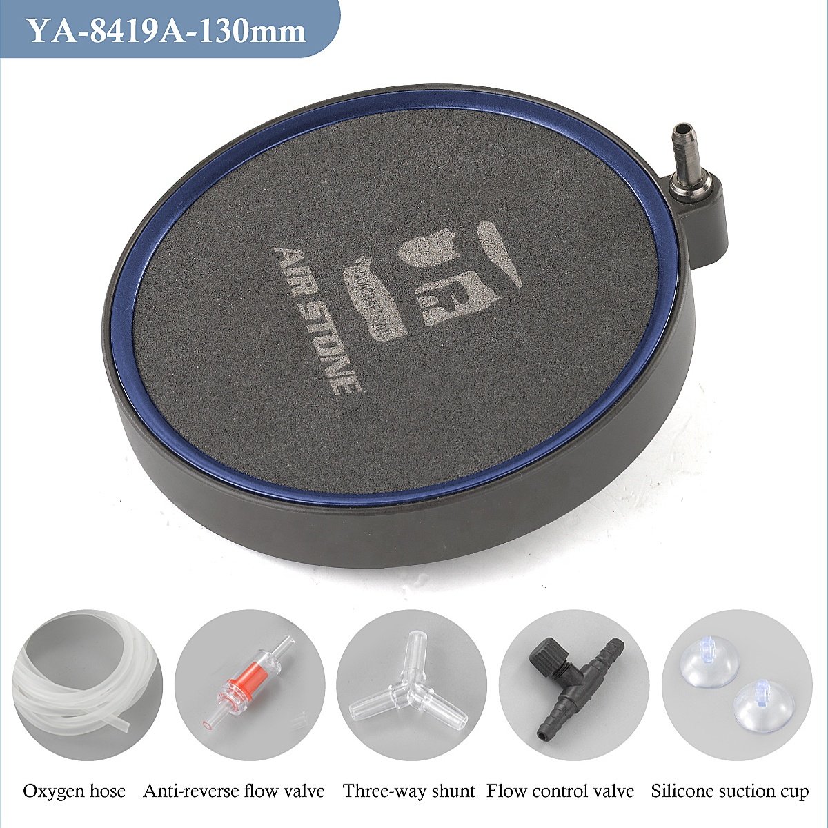 Yuanyou YA-8419 130mm Air Pump Sand Stone Aquarium Oxygen Aquarium Air Stone Hydroponics Air Stone