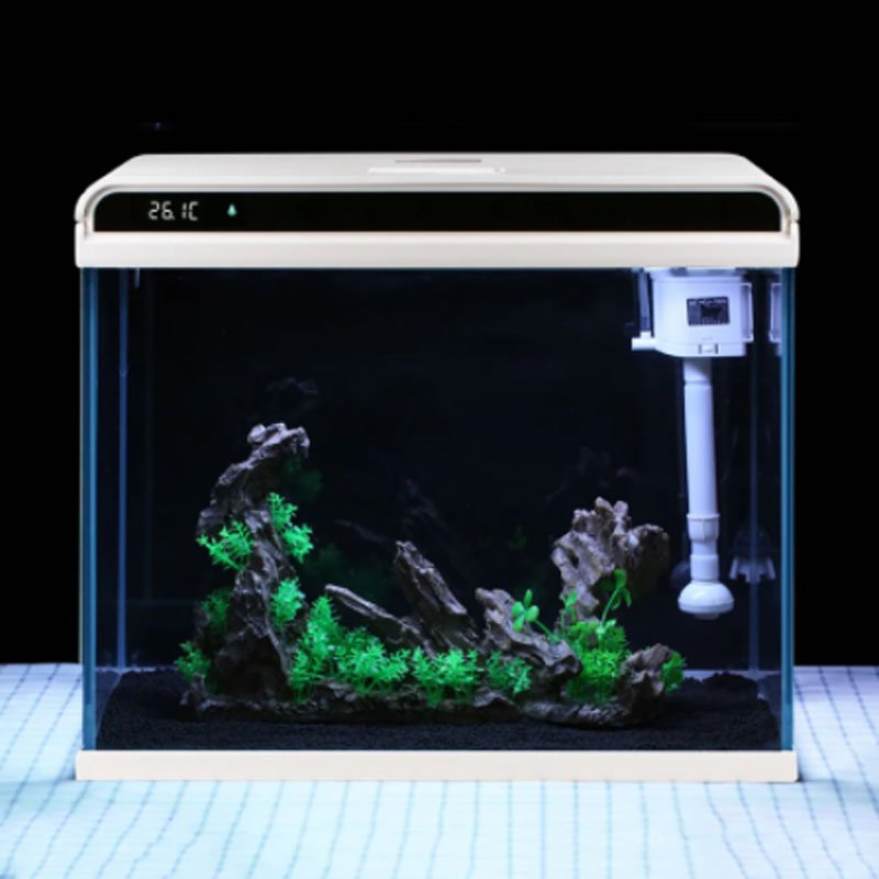 Desktop Household Ecological Water-free Aquaponics Small Fish Breeding Box Peceras Y Acuarios Fish Tanks and Aquariums HE-380 4l