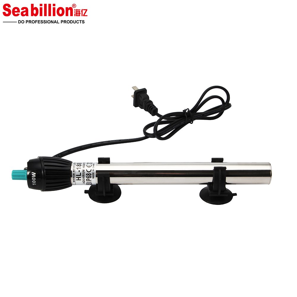 Seabillion HL-188 500 Watts aquarium water heaters For Fish turtle Tanks and Pond Accessories Fully Submersible Heater