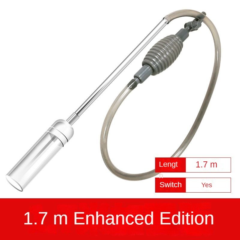 Aquarium Accessories Manual Exchange Water Sand Wash Cleaning Fish Aquarium Plastic Gravel Cleaner Fish Waste Remover Water