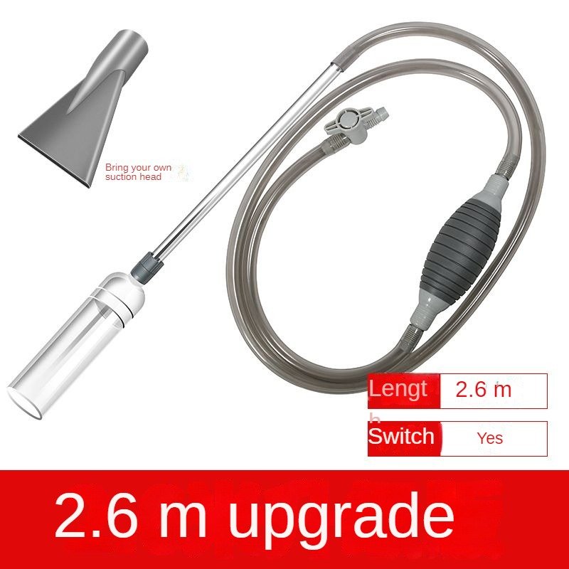 Aquarium Accessories Manual Exchange Water Sand Wash Cleaning Fish Aquarium Plastic Gravel Cleaner Fish Waste Remover Water