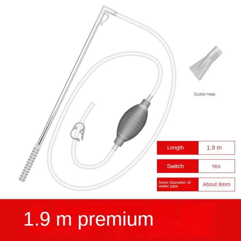 Aquarium Accessories Manual Exchange Water Sand Wash Cleaning Fish Aquarium Plastic Gravel Cleaner Fish Waste Remover Water