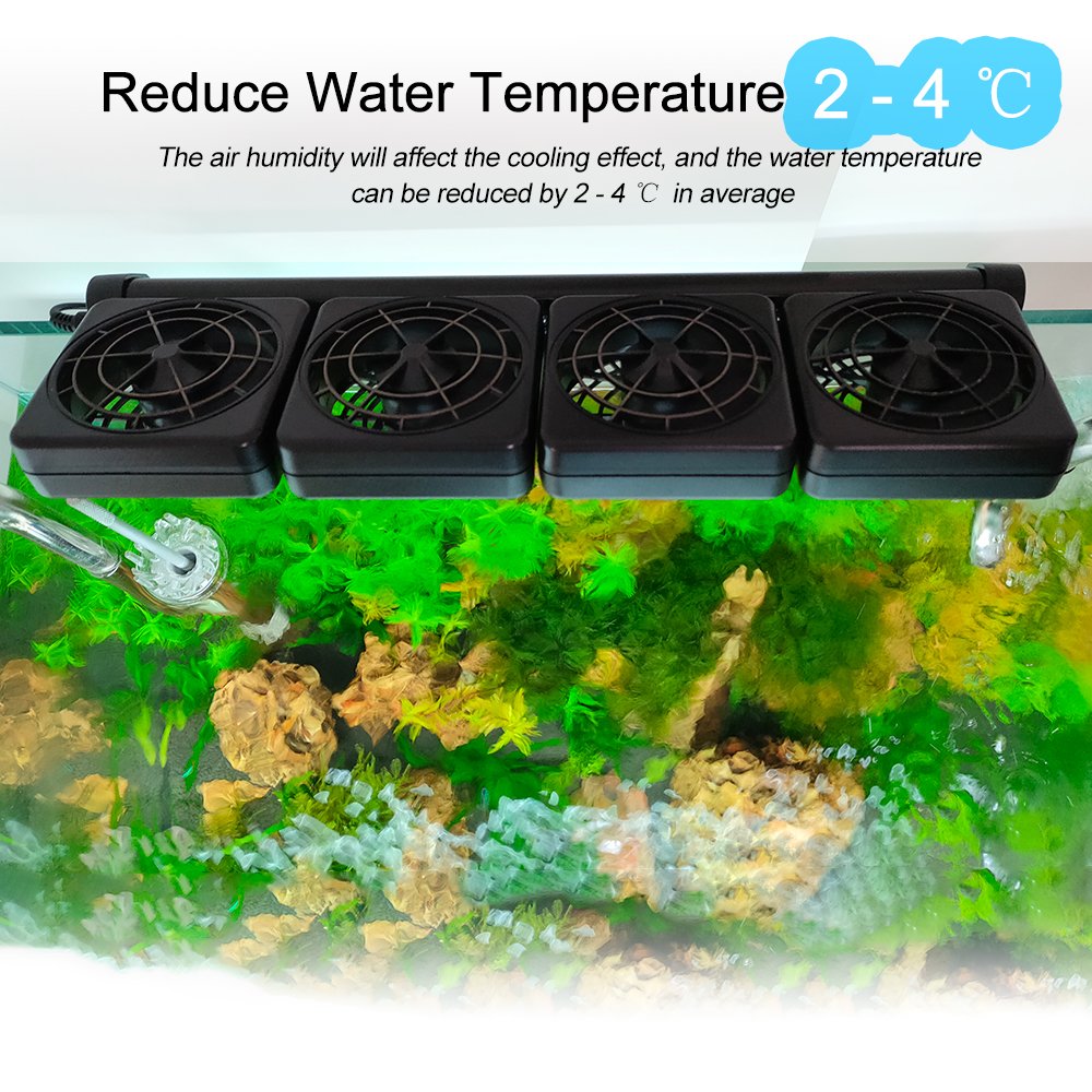 Aquarium cooling fan water cooler aquarium shrimp / planting accessories supplies
