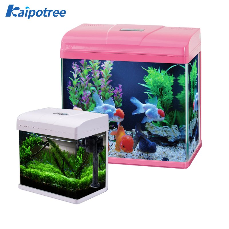 Desktop Aquarium Glass small aquarium with LED table top aquarium fish tank for home and office
