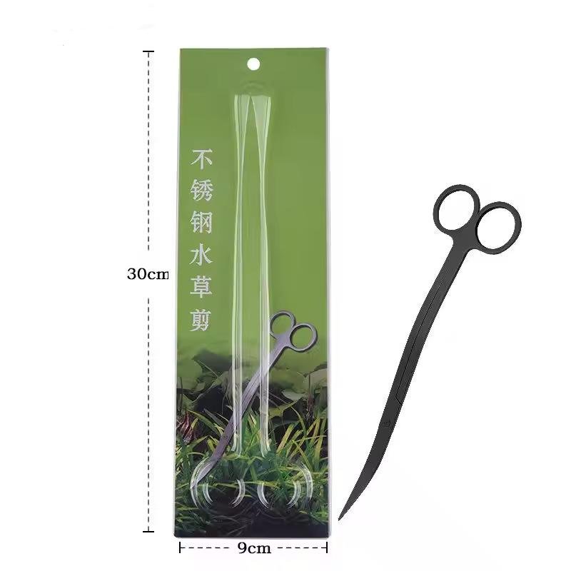 Excellent Aquarium Aquascaping Kit Stainless Steel Aquarium Tank Aquatic Plant Scissor