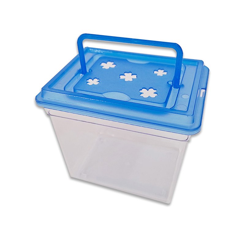 10cm Mini Tank for Small Critters and Creatures Small Insect Cage Plastic Terrarium for Bugs