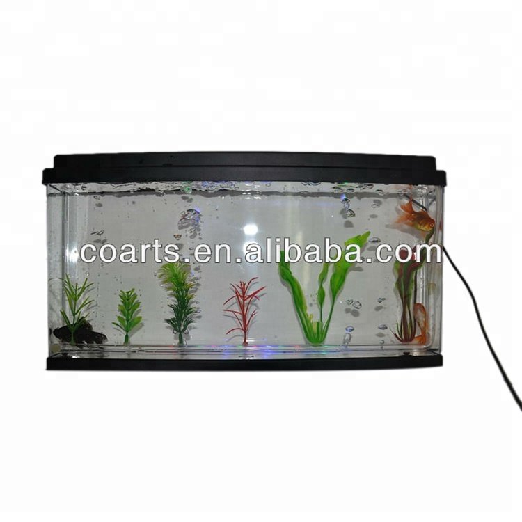 Indoor decorative tabletop fish aquarium
