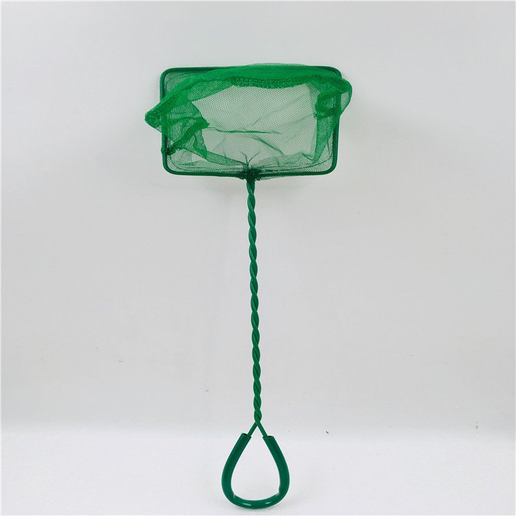 Cheap Price White Net Blue Handle 3"-12" Aquarium Fish Tank Accessories Mini Fish Net