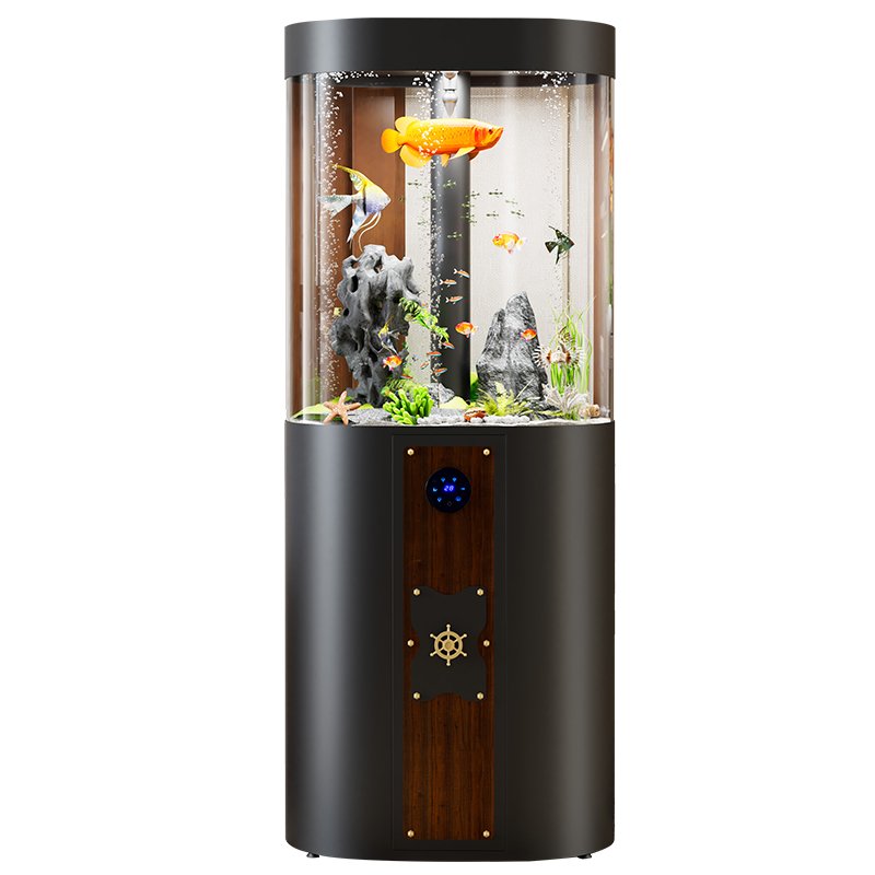 110L Medium indoor living room Home floor-to-ceiling aquarium Fish Tank Aquarium with filter ornamental fish tank