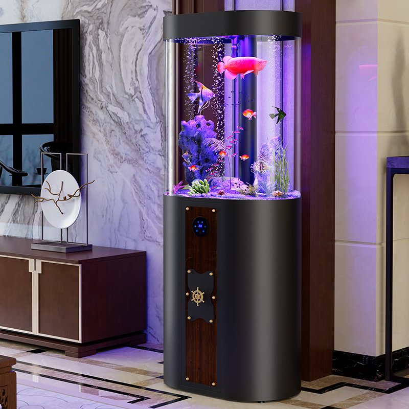 110L Medium indoor living room Home floor-to-ceiling aquarium Fish Tank Aquarium with filter ornamental fish tank