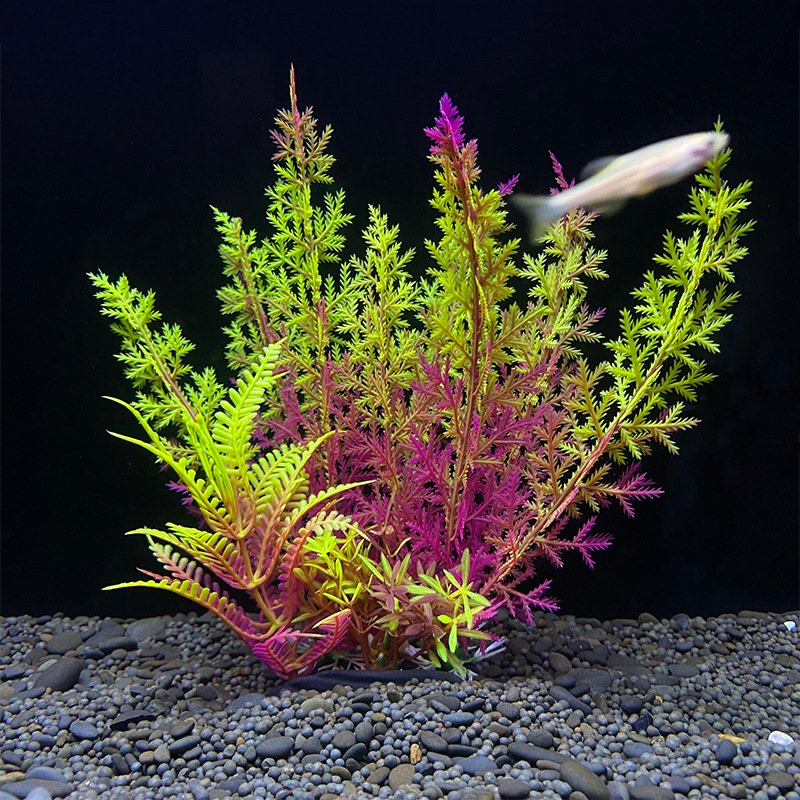 Fish tank ornaments artificial plants plastic water plants aquarium landscaping decoration simulation plastic resin water plants