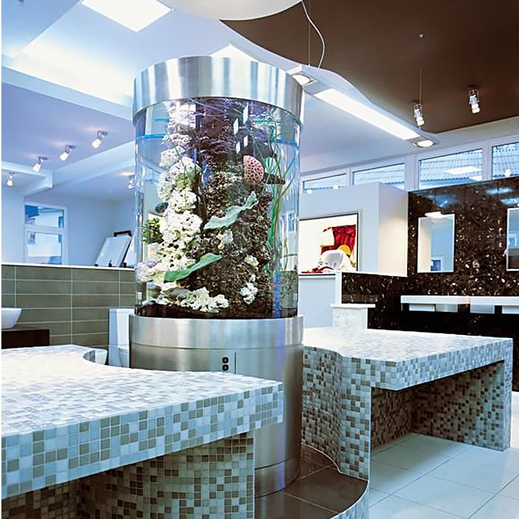 20-500Mm Customized Lucite Big Aquariums, Acrylic Glass Fish Tank Customization%