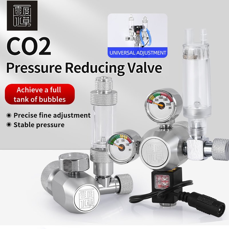 WYIN R104 M22 Electromagnetic double meter Diy W21.8 G5/8 CGA320 co2 pressure cylinder gas regulators valve For aquarium