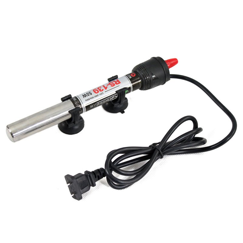 Stainless Steel Submersible Aquarium Heater Aquarium Fish Tank Temperature Thermostat Heating Rod RS-139 RS-179