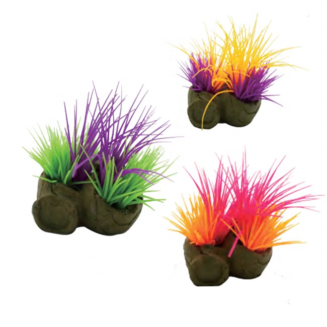Hot sale aquarium decorations fish tank silicone ornaments resin decoration for fish tank ornaments