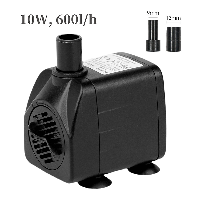 600LPH Small Submersible Water Pump 10W Adjustable Water Pump Aquarium Tabletop Mini Fountain Pumps