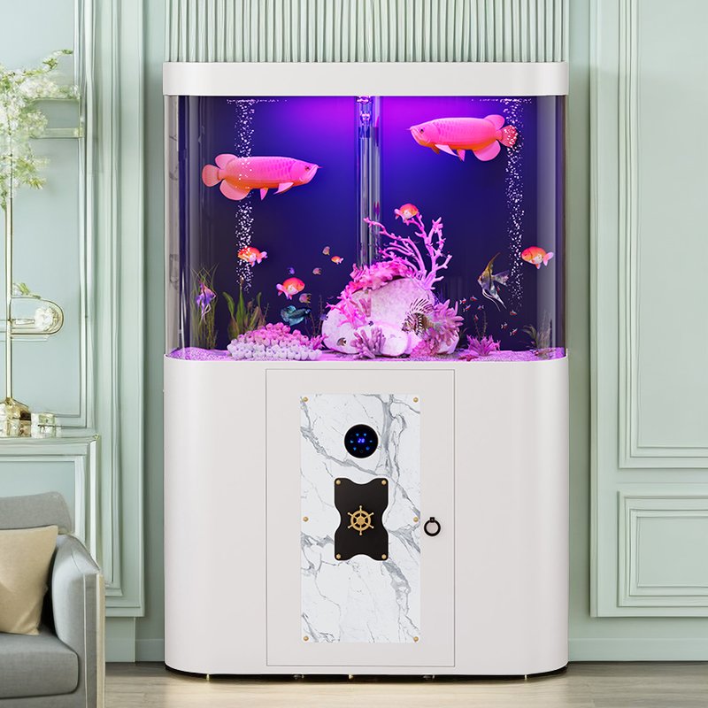 190L Indoor living room acrylic aquarium New medium sized aquarium with filter