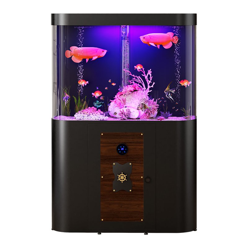 190L Indoor living room acrylic aquarium New medium sized aquarium with filter